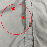 60's BIG MAC ビッグマック マチ付 半袖 ワークシャツ グレー VAT DYED ペニーズ Size M 相当 福生店