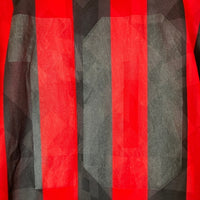 Lotto ロット ACミラン 93-94 ホーム 長袖 ユニフォーム ブラックxレッド size- 瑞穂店