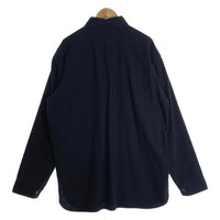 LENO リノ CPOシャツ ブラック ウール コットン カシミヤ 日本製 H2202-SH010 Size 3 福生店