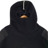 90's NIKE ACG ナイキ エーシージー THARMAL LAYER 2 プルオーバー ボアフリースパーカー バラクラバ リップストップ切替 ブラック USA製 H98R0B Size L 福生店