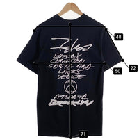 00's STUSSY ステューシー FUTURA WORLD TOUR TEE フューチュラワールドツアープリントTシャツ ブラック Size M 福生店