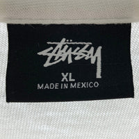 STUSSY ステューシー フラワー 前後プリント Tシャツ ホワイト sizeXL 瑞穂店