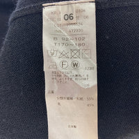 ATON エイトン 7055524 WOOL WASHI OVERSIZED CARDIGAN 和紙混 ウールカーディガン ブラック size6 瑞穂店