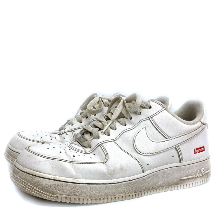ナイキ エアフォース1 ロー シュプリーム CU9225-100 楽天市場】NIKE AIR FORCE 1 LOW / SUPREME white/wht cu9225