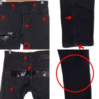 MINEDENIM マインデニム TAKAHIROMIYASHITA TheSoloIst. ソロイスト ブラックデニム ストレッチスキニーパンツ 0003SS21 Size 30 福生店