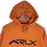 RLX ポロラルフローレン プルオーバー フーディー パーカー オレンジ Size M 福生店