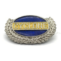 CYCLONE サイクロン ピンバッジ ピンズ ブルー イエロー 福生店