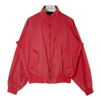 BARACUTA バラクータ G9 裏地チェック柄 スウィングトップ OPTIジップ ブルゾン レッド size42 瑞穂店
