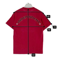 INDEPENDENT インディペンデント NHSタグ アイアンクロス Tシャツ レッド sizeS 瑞穂店