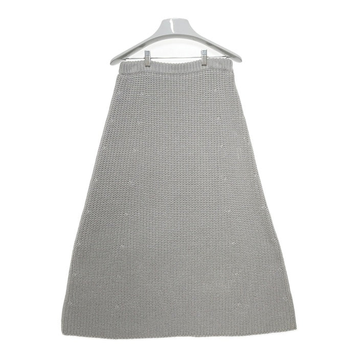 ebure エブール ロングスカート ウール混 グレー 秋冬 美品 38 ebure(エブール)｜ライトシャンブレーウール ロングタイト