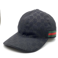 Gucci グッチ GGキャンバス シェリーライン ベースボールキャップ ブラック 13364840150 Size M (58cm) 福生店