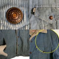 80's Levi's リーバイス コーデュロイ ボアジャケット ライトブルー USA製 Size 42 福生店