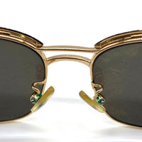 KENZO ケンゾー KZ3055K C02 155 ミラーサングラス フランス製 ブラック×ゴールド 瑞穂店