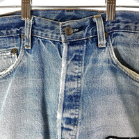Levi’s リーバイス 501 USA製 ボタン裏6 66後期 8%表記 バックポケットチェーン デニムパンツ ライトインディゴ size- 瑞穂店