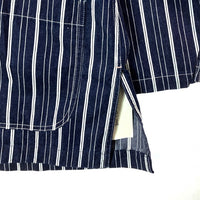 CAL O LINE キャルオーライン CL211-002 21SS SMOCK JACKET ジャケット ヒッコリー ストライプ ネイビー sizeM 瑞穂店