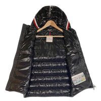 MONCLER モンクレール LANOUX GILET LANOUX VEST ロゴワッペン ダウンベスト ブラック D20914333005 Size 3 福生店