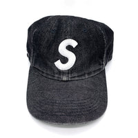 SUPREME シュプリーム 25SS Cordura Denim S Cap 6-Panel コーデュラデニム Sロゴ 6パネルキャップ ブラック 福生店