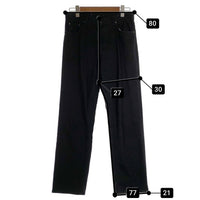 agnes b. homme アニエスベーオム ブラックデニム テーパードパンツ フランス製 オールド Size 40 福生店