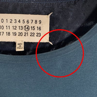 Maison Margiela メゾンマルジェラ 4ステッチ 半袖 Tシャツ ブルー Size 52 福生店