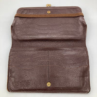 IL BISONTE イルビゾンテ ガマ口 長財布 ロングウォレット ブラウン 瑞穂店