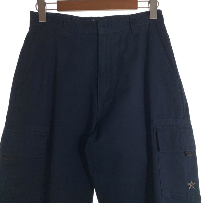 90-00's STUSSY ステューシー チノツイル カーゴパンツ ネイビー