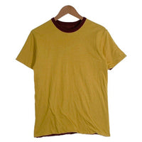 WAREHOUSE ウエアハウス 11TH AIR POSTAL SQUADRON リバーシブル Tシャツ ボルドー イエロー Size M 福生店