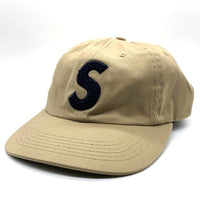 SUPREME シュプリーム 16AW Chenille S Logo 6-panel cap S ロゴ 6パネル キャップ ベージュ 福生店