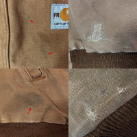 Carhartt カーハート USA製 Flame Resistant 防炎 アクティブジャケット ブラウン sizeL 瑞穂店