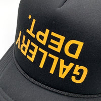 GALLERY DEPT. ギャラリーデプト Fucked Up Trucker Hat ファックドアップ 反転ロゴトラッカーキャップ メッシュ ブラック 福生店