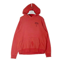 Stussy ステューシー USA製 ワールドツアー プルオーバーパーカー レッド sizeM 瑞穂店