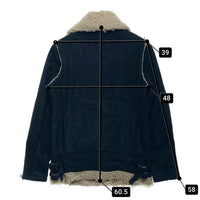 HYSTERIC GLAMOUR ヒステリックグラマー 山羊革 ボアムートンジャケット ブラック sizeS 瑞穂店