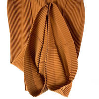 HOMME PLISSE ISSEY MIYAKE オムプリッセイッセイミヤケ SAMPLE品 プリーツ クロップドワイドパンツ テラコッタ size3 瑞穂店