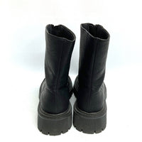 antiqua アンティカ フロントジップブーツ ブラック size38 瑞穂店