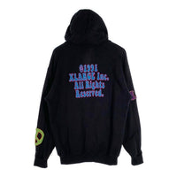 X-LARGE エクストララージ 23SS DAISY ZIP HOODED SWEAT ジップアップ スウェットパーカー ブラック 101231012034 Size M 福生店
