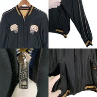 テーラー東洋 リバーシブル スーベニアジャケット スカジャン 髑髏 龍 富士山 アセテート TT13248 Size M 福生店