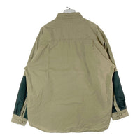 Columbia コロンビア 90's ハンティングシャツ ガンパッチ バドワイザー刺繍 カーキ sizeXL 瑞穂店