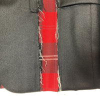 COMME des GARCONS HOMME PLUS コムデギャルソンオムプリュス PB-J013 AD2008 タイムフォーマジック期 パッチワーク タータンチェック切替 テーラードジャケット ブラック sizeM 瑞穂店