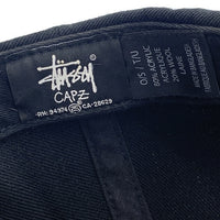 STUSSY ステューシー 14AW Stock Lock 2 Tone Snapback Cap ストック SSリンクロゴ 刺繡 2トーン スナップバックキャップ ブラック イエロー 131348 福生店