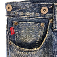 STUSSY ステューシー REDLINE 日本製 シンチバック サスペンダーボタン 赤耳 デニムパンツ インディゴ size32 瑞穂店