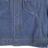 70's Lee リー コットンデニムジャケット ライトブルー USA製 スナップボタン Size L-R 福生店