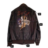 AVIREX アヴィレックス BIG BEAUTIFUL DOLL A-2 レザーフライトジャケット ホースハイド ブラウン 6191051 Size 2XL 福生店