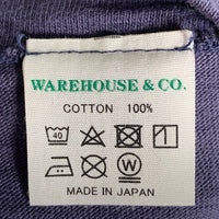 WAREHOUSE ウエアハウス NORFOLK STATE COLLEGE プリントTシャツ ネイビー Size M 福生店