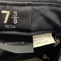 SUPREME シュプリーム 15AW Leather Box Logo New Era レザーボックスロゴ ニューエラキャップ ネイビー Size 7 3/8(58.7cm) 福生店
