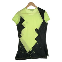 Vivienne Westwood MAN ヴィヴィアンウエストウッドマン オーブ刺繡 プリントTシャツ フレンチスリーブ 蛍光イエロー Size M 福生店