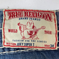 TRUE RELIGION トゥルーレリジョン JOEY SUPER T ジョイ スーパー デニムパンツ インディゴ size32 瑞穂店