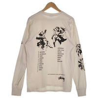 STUSSY ステューシー Angel Pigment Dyed L/S Tee エンジェル ピグメント ダイ 長袖 Tシャツ ロンT オフホワイト Size M 福生店