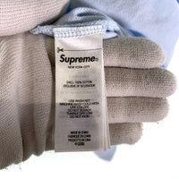 SUPREME シュプリーム 25SS Cursive Polo カーシブポロシャツ 鹿の子 ライトブルー Size M 福生店