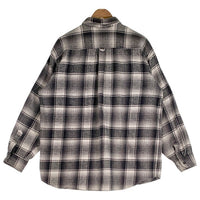 LEE COOPER リー クーパー 長袖 フランネル シャツ チェック グレー ブラック Size XL 福生店