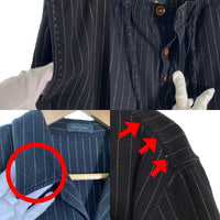 Paul Smith ポールスミス ウォバッシュストライプ コットン セットアップ ジャケット パンツ ブラック Size M 福生店