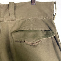 FRENCH ARMY フランス軍 M-47 ミリタリーカーゴパンツ カーキ ARMEE1952 SFH 2 Size 45 福生店